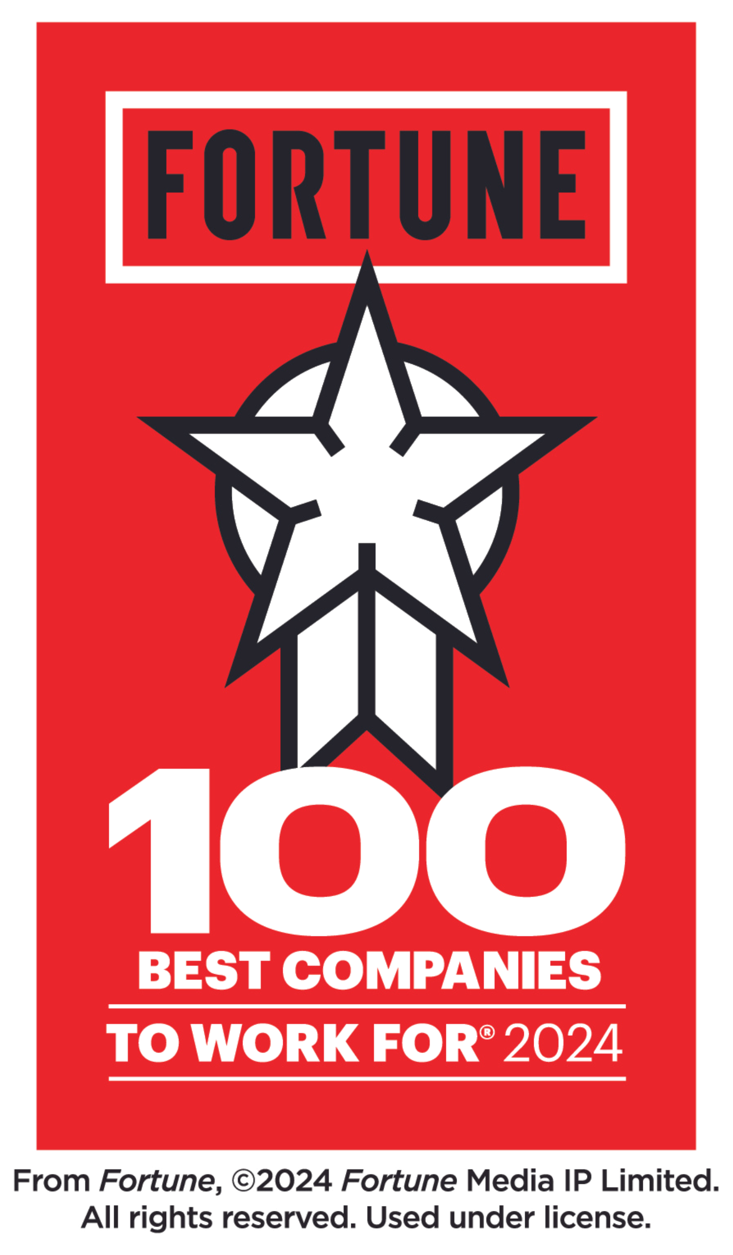 Fortune 100 Best Companies to Work For 2024 Logo