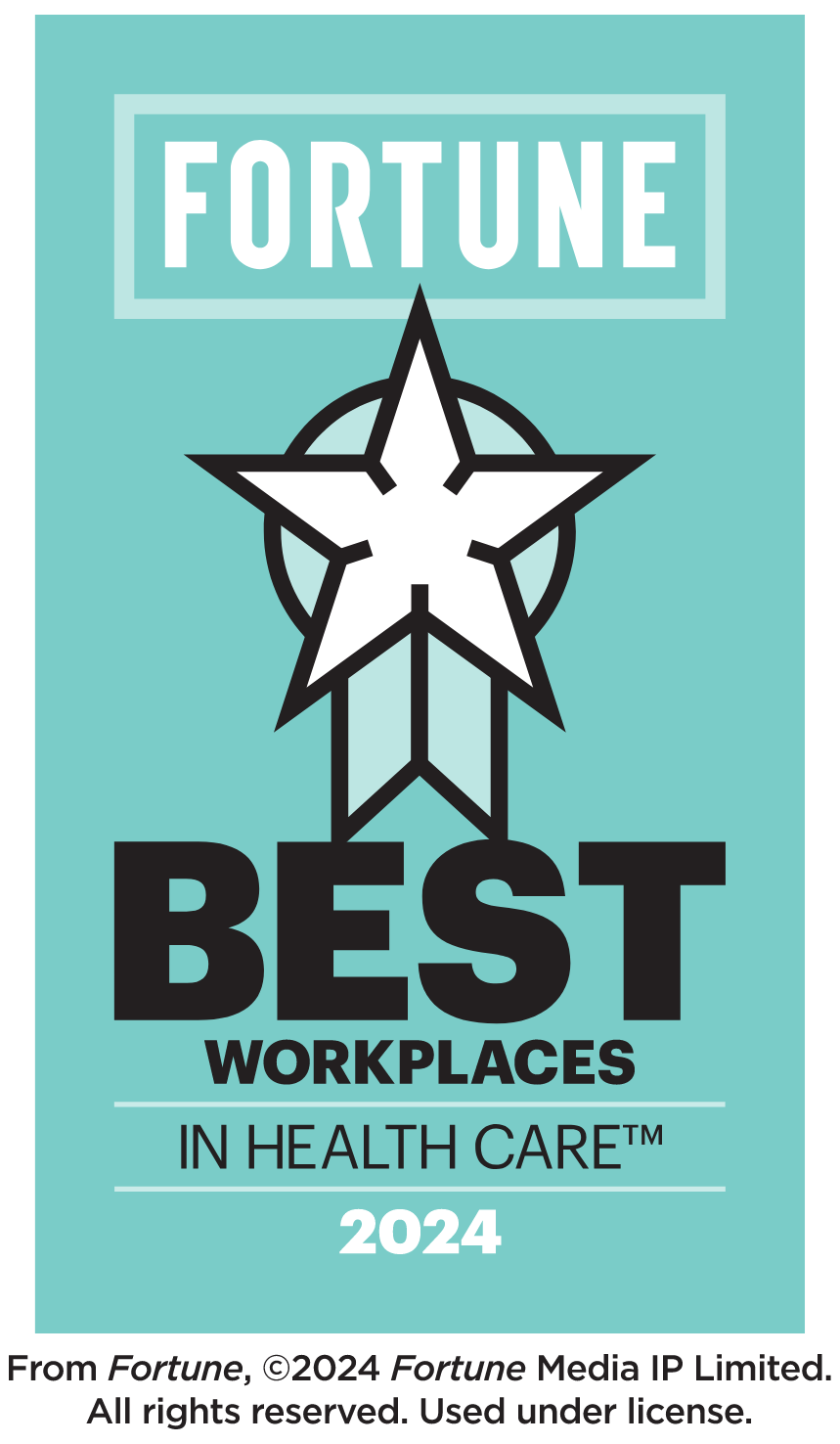 2024 Fortune Best Places to Work in Health Care logo