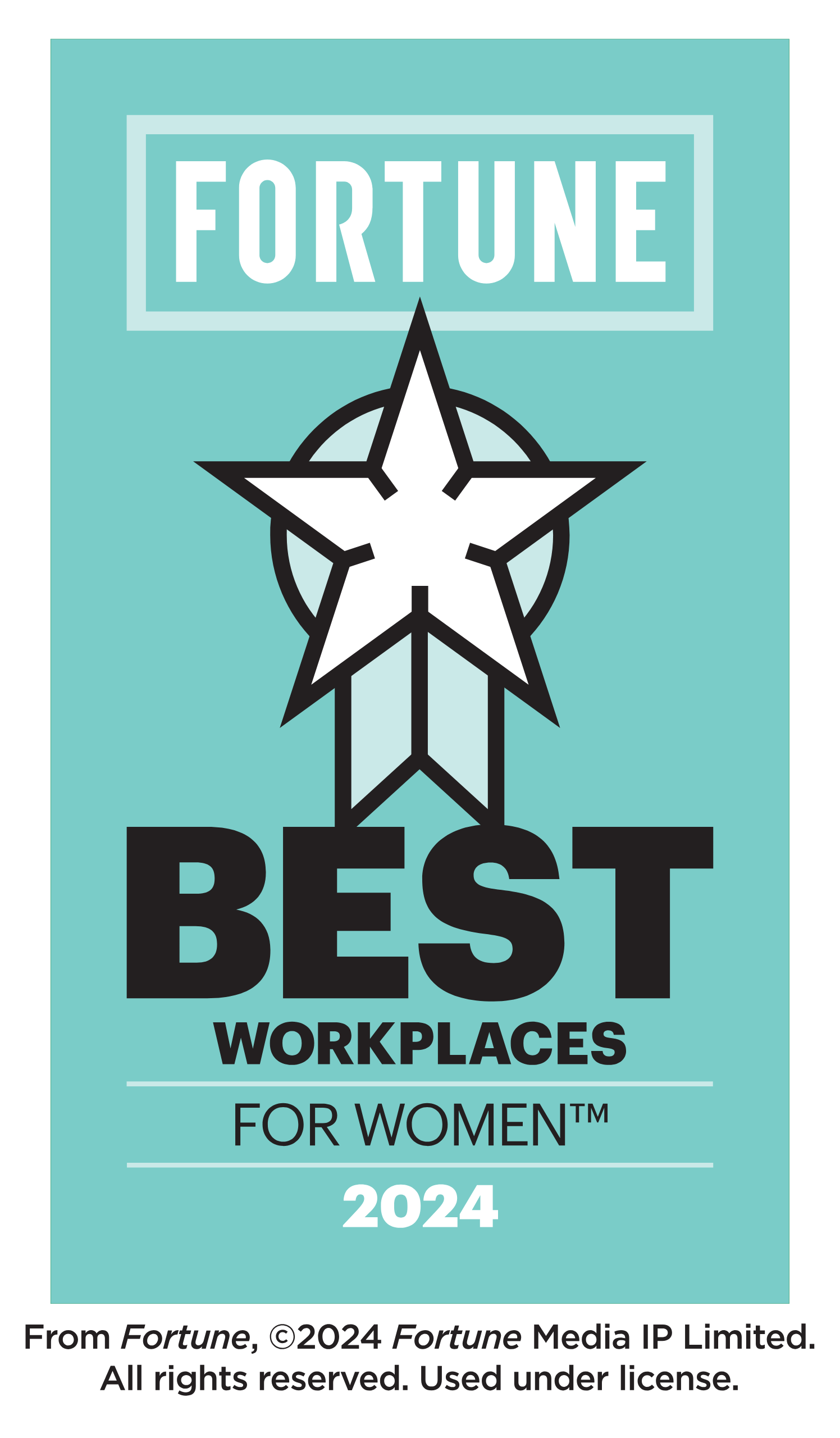 2024 Fortune Best Places to Work for Women logo